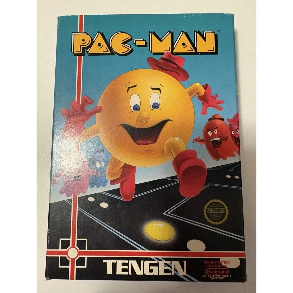 Tengen Pac-Man NES Original Cartridge Case Box for Nintendo NES Model Authentic
